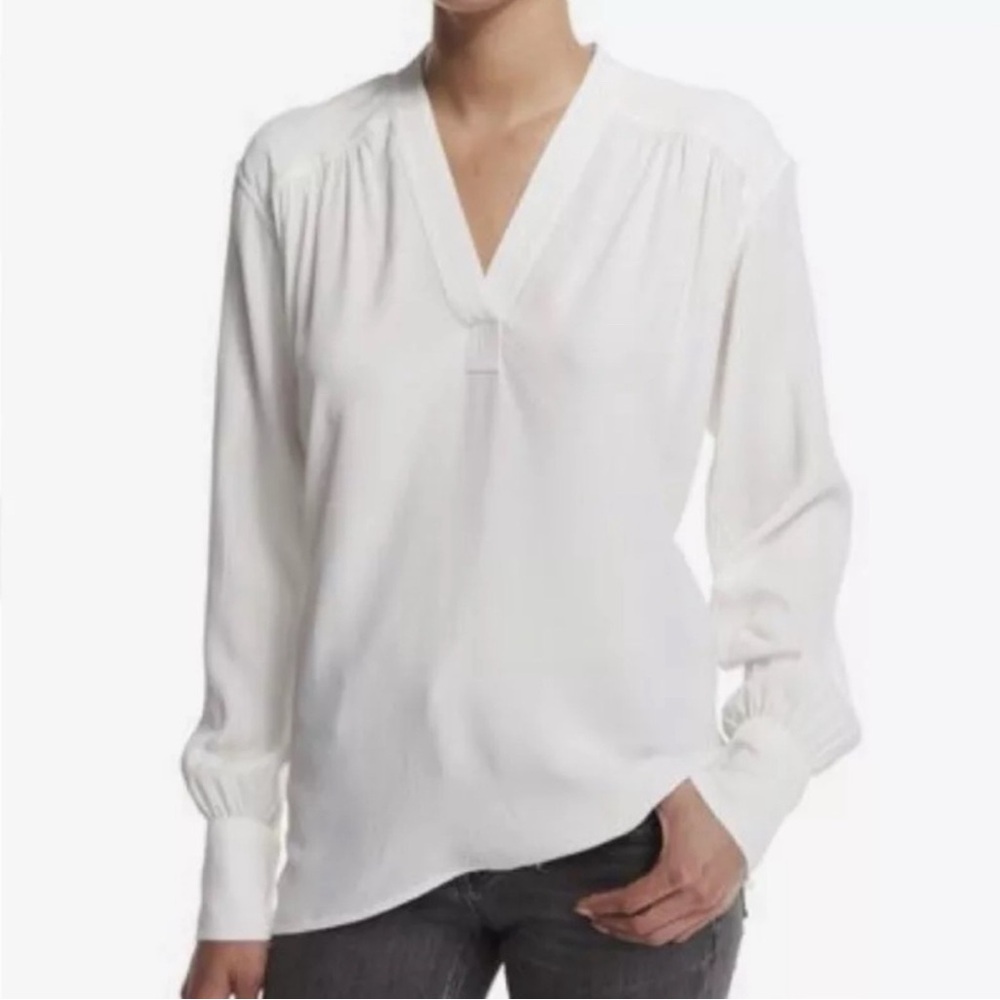 Elegant White Women's Blouse